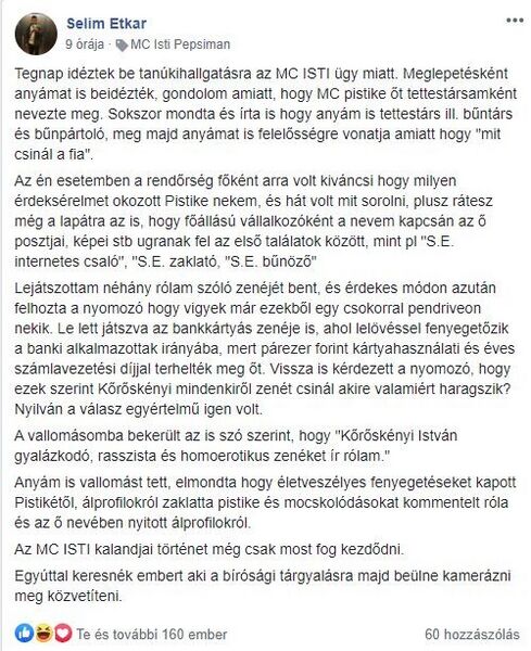 Fájl:MC ISTI és Selim Etkar rendőrségi ügye (2020.10.10.).jpg